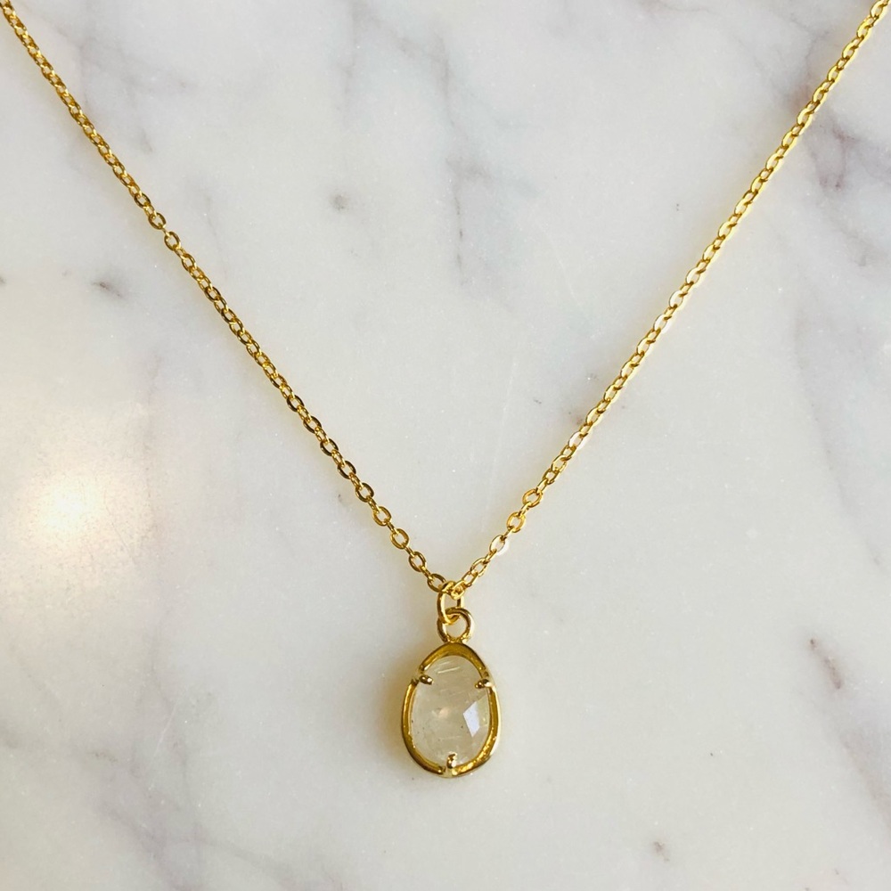 Golden Rutile Necklace
